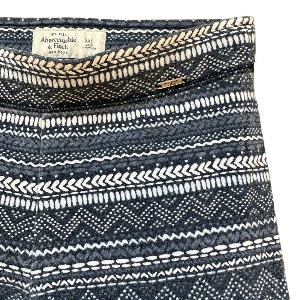 Abercrombie & Fitch Blue Cozy Striped Pajama Lounge Leggings Size XXS - Picture 3 of 6